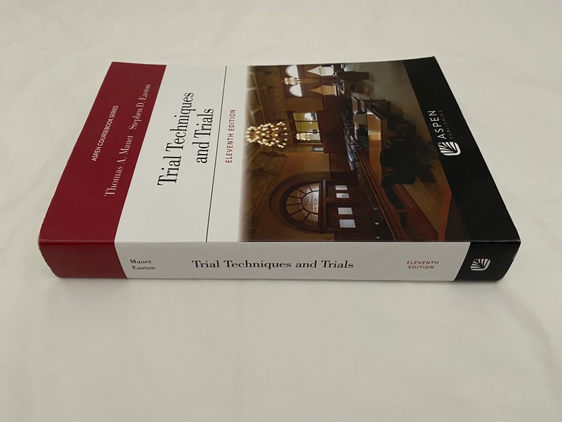 Aspen Coursebook Series Trial Techniques and Trials 11th Ed Mauet Easton NO CODE gallery