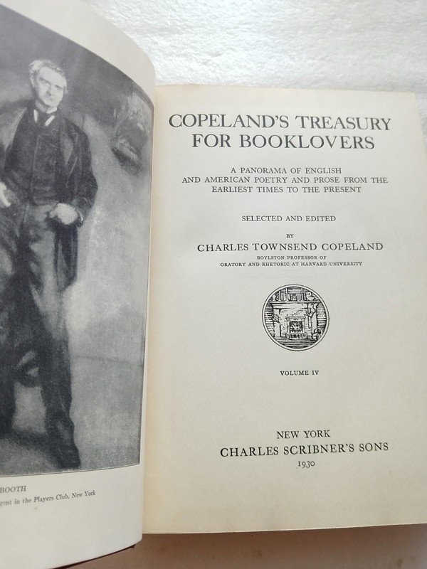 1930 Copelands Treasury for Booklovers Book Set Red Hardcover Anthology