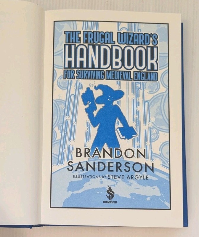 The Frugal Wizards Handbook 1st Edition Brandon Sanderson Kickstarter Hardcover gallery
