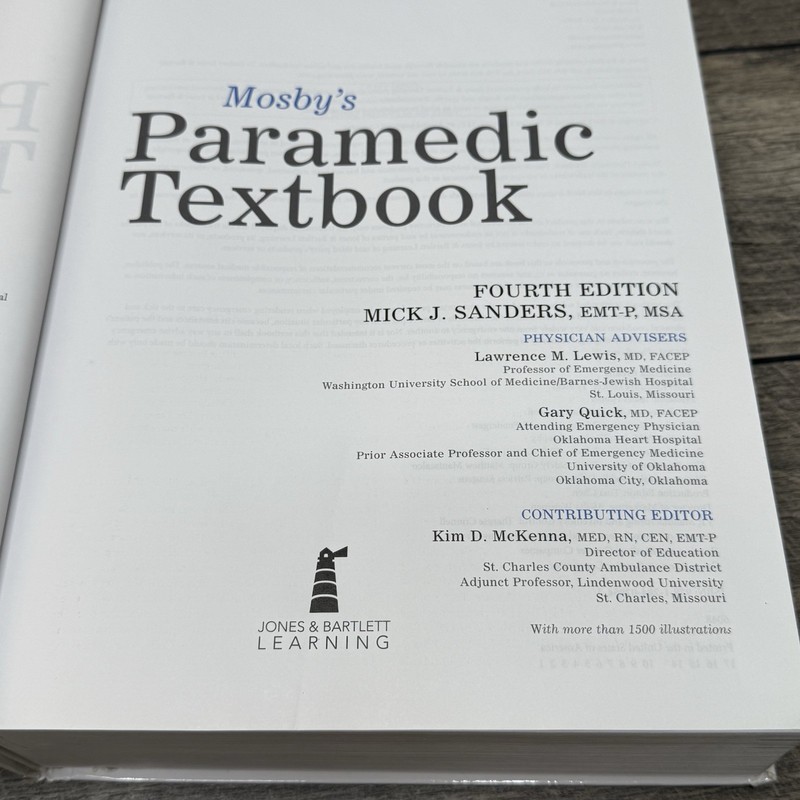MOSBY'S PARAMEDIC TEXTBOOK 4th Edition w/ Disc by Mick J. Sanders - Hardcover gallery