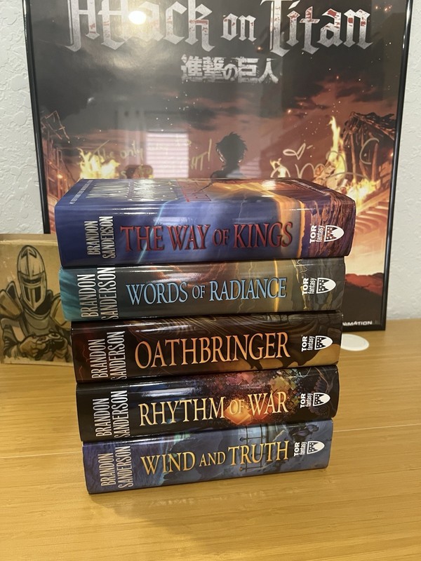 Stormlight Archive 5 HARDCOVER SERIES by Brandon Sanderson BRAND NEW