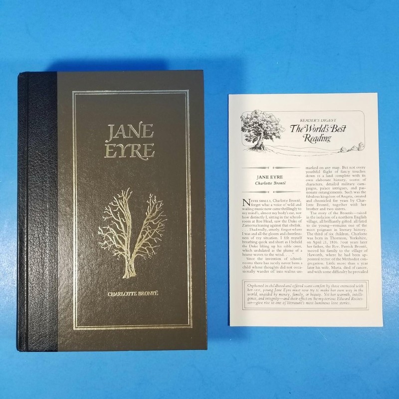 Jane Eyre by Charlotte Bronte Reader’s Digest World’s Best Reading HC w/ Insert