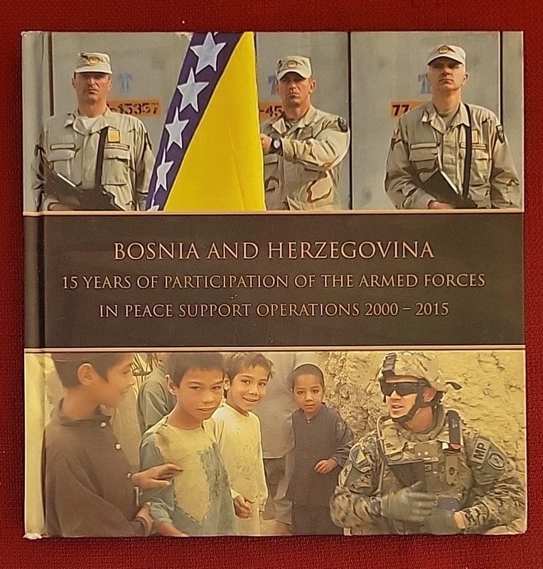 Bosnia and Herzegovina 15 years of Participation Armed Forces HC Book 2000 2015 gallery