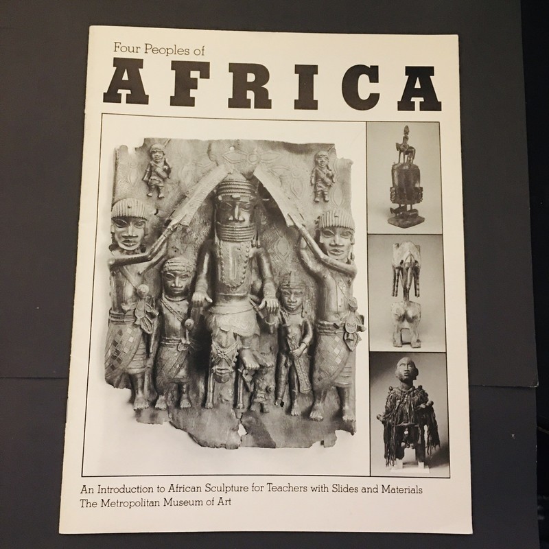 4 Peoples of Africa 25 35mm Slides of African Art Sculpture Teacher MET Museum gallery
