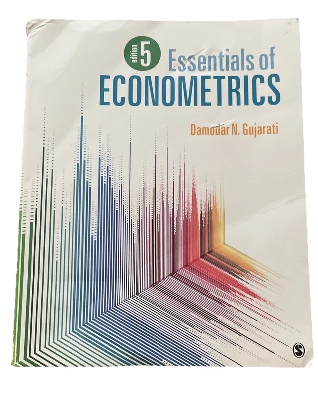 Essentials of Econometrics Edition 5 by Damodar N Gujarati – Good