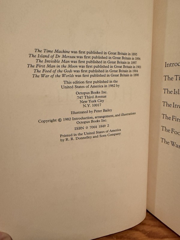 H.G. Wells Complete & Unabridged | Octopus Books 1982 gallery