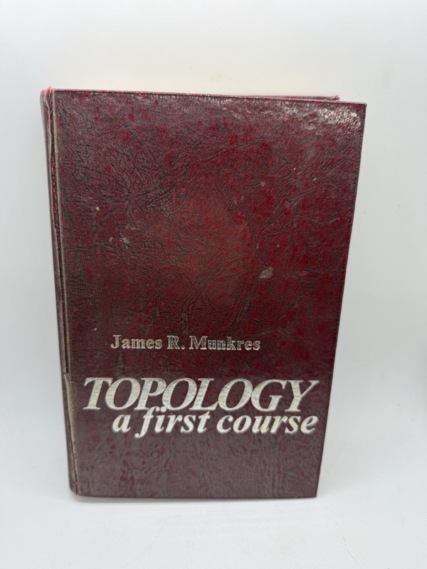 Topology A First Course by James Munkres UNMARKED 1st Ed (1975, HC) Acceptable