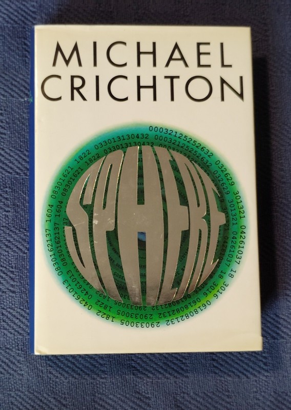 SPHERE by Michael Crichton (1987) AS NEW 1ST / 1ST UNREAD HARDCOVER