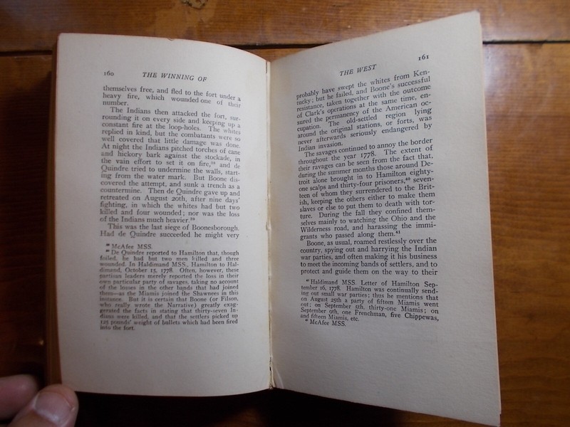 THE WINNING OF THE WEST by THEODORE ROOSEVELT 1905 HC 329 pages 7"X4" gallery