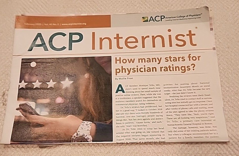 Lot of 4 ~ ACP Internist Magazines Newspapers ~ 2020 2021 gallery
