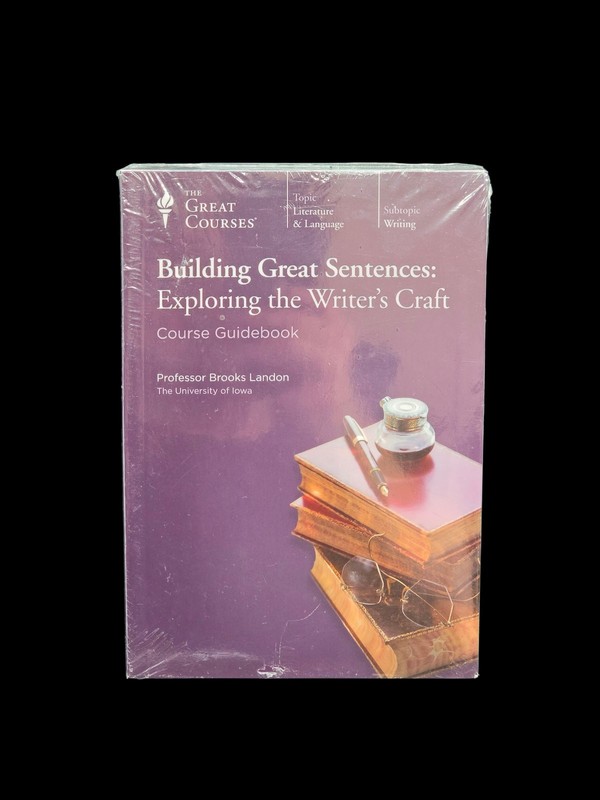 Great Courses Building Great Sentences Exploring the Writers Craft New Complete