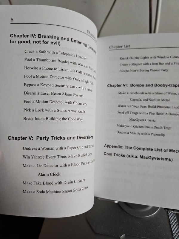 Unofficial MacGyver How-To Handbook: Revised 2nd Edition / Complete Episode List gallery