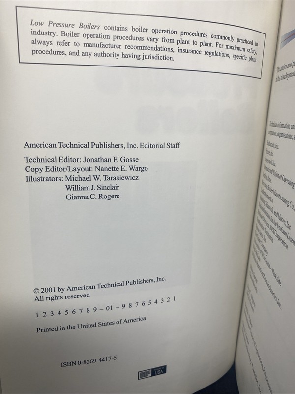 Low Pressure Boilers (Low Pressure Boilers) by Frederick M. Steingress HB&CDROM gallery