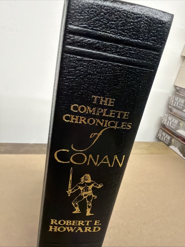 COMPLETE ILLUSTRATED CHRONICLES OF CONAN Robert E Howard Faux Leather Bound gallery