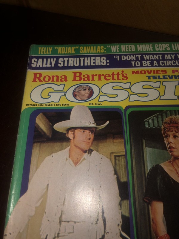 Rona Barrett's Gossip Magazine 1974 Robert Redford, Sally Struthers,James Dean - gallery