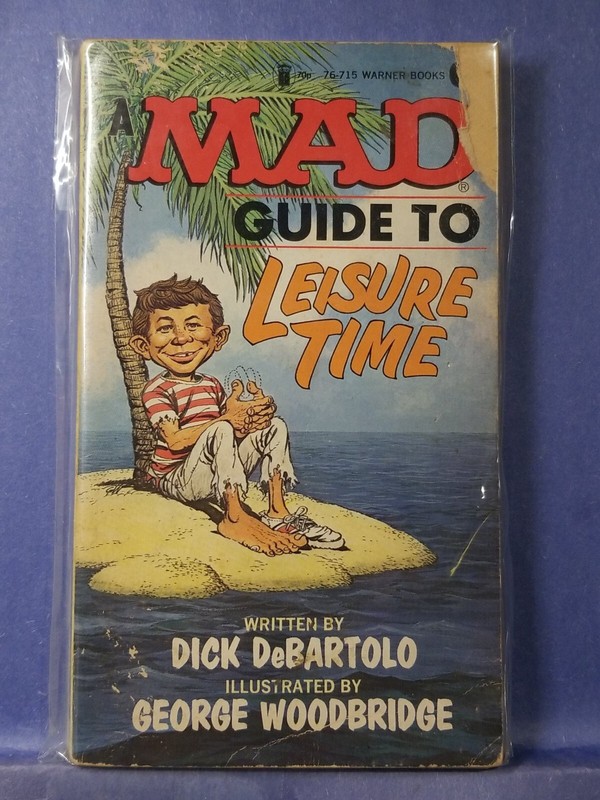 UNITED KINGDOM MAD Magazine Paperback Book: MAD GUIDE TO LEISURE TIME 1976 1ST G