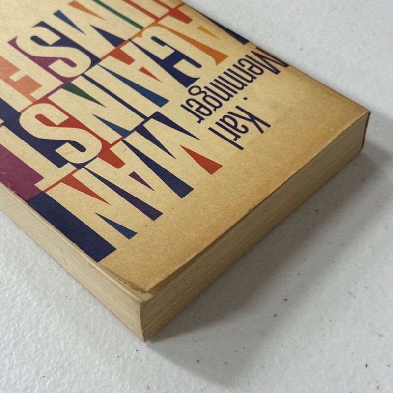 Karl Menninger MAN AGAINST HIMSELF 1938 Harvest Books PB Milton Glaser Cover gallery