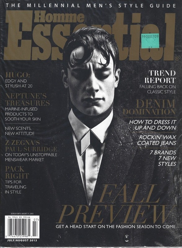Thomas Bukovatz Essential Homme Magazine July August 2013