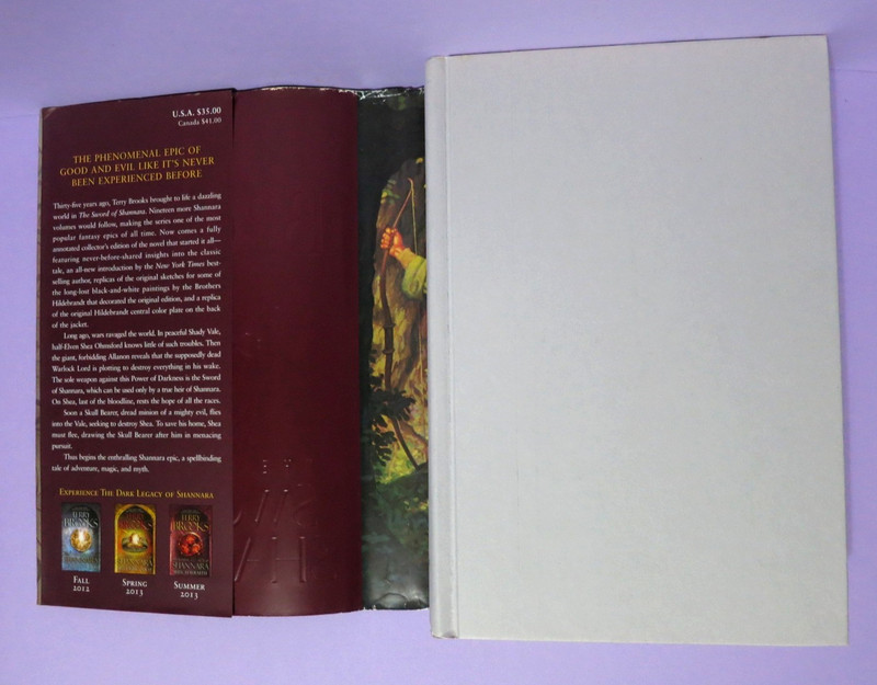 The Annotated Sword Of Shannara: Terry Brooks 35 Anniversary HardcoverDJ 1st/1st gallery