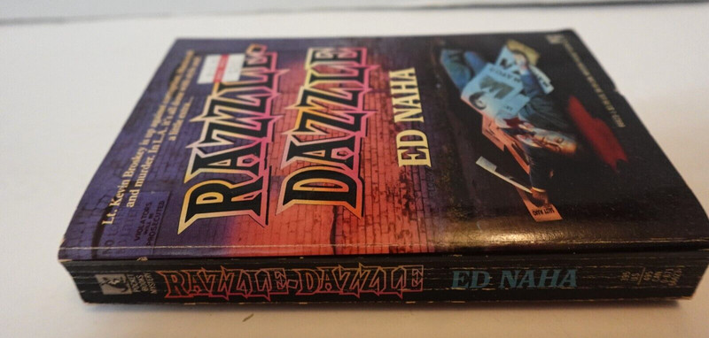 RAZZLE-DAZZLE (by Ed Naha) (1990 Pocket Books) paperback book gallery