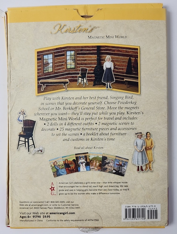 Kirsten's Magnetic Mini World (American Girls Collection Sidelines) - GOOD gallery