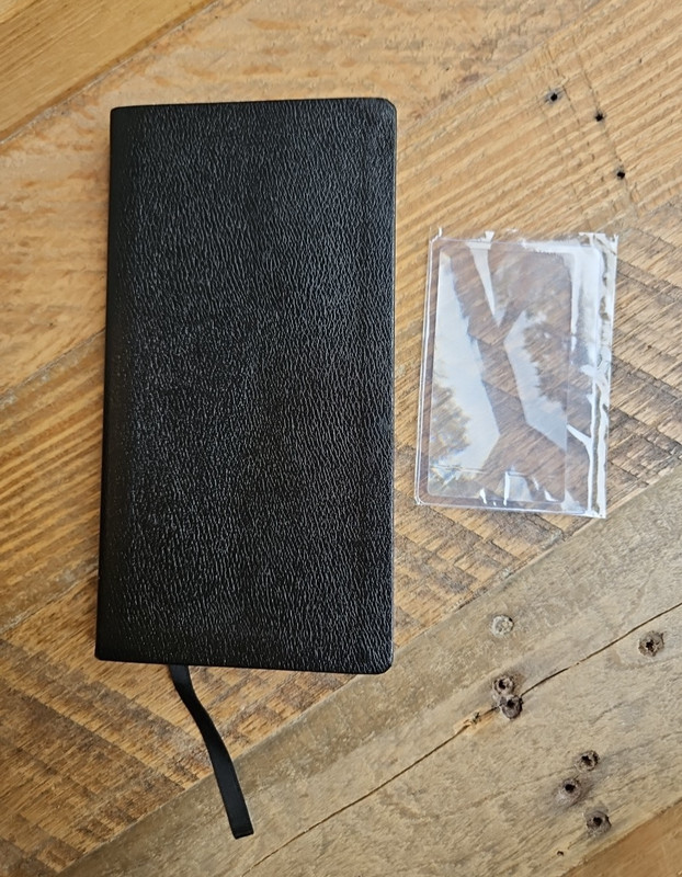 OOP HCSB UltraTrim New Testament w Psalms/Proverbs Checkbook size Bonded Leather gallery