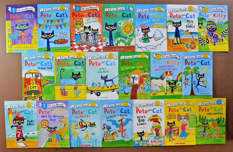 Lot of 20 Pete the Cat Reader Picture Books by Kimberly & James Dean School K1