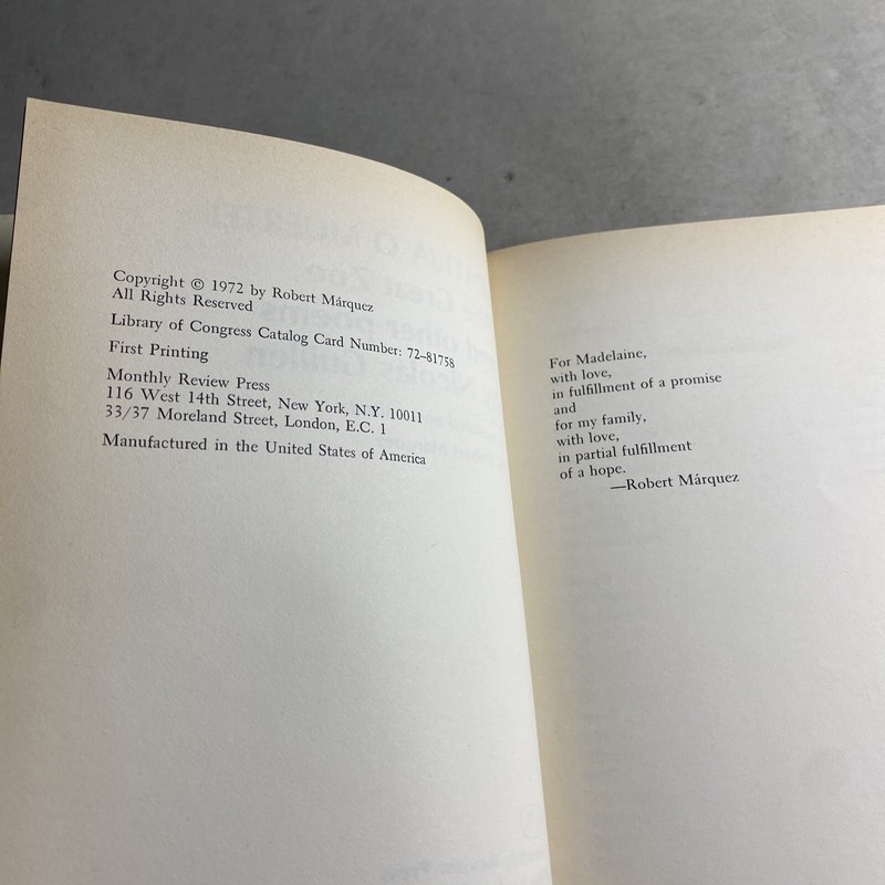 Patria o Muerte, Great Zoo & Other Poems - Nicolas Guillen 1972 1st Print / HAS gallery