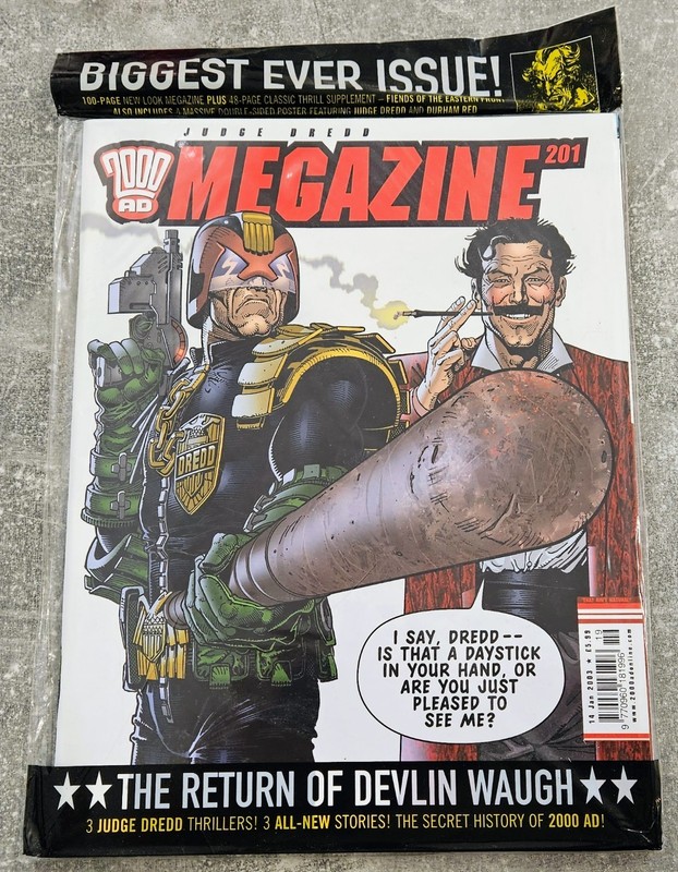 Judge Dredd Megazine – Volume 5 – Issue 201 – Brand New – Sealed – Unread