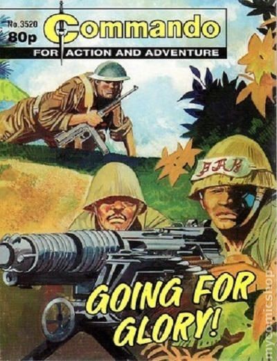 Commando for Action and Adventure #3520 VG+ 4.5 2002 Stock Image Low Grade
