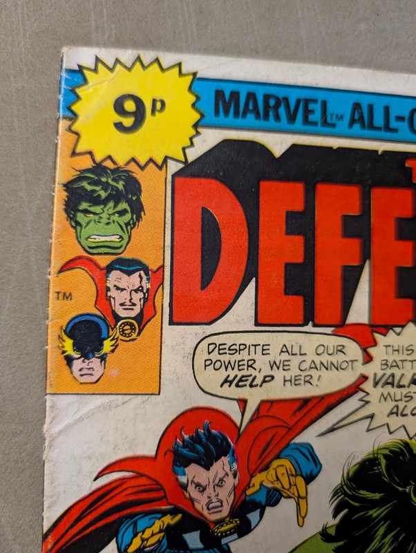 Defenders #35, Marvel Comics, 1976, 1st appearance of the second Red Guardian gallery