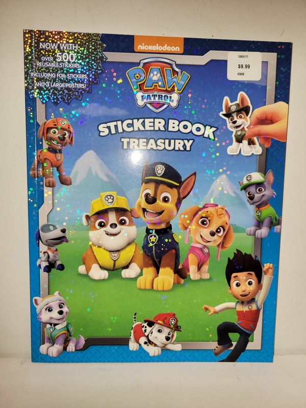 Paw Patrol Sticker Book Treasury w/ Over 500 Stickers + 3 Paw Story Books NEW gallery