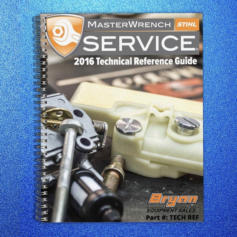 STIHL 2016 Technical Reference Guide and Service Manual – WIRE SECURED – COVERED
