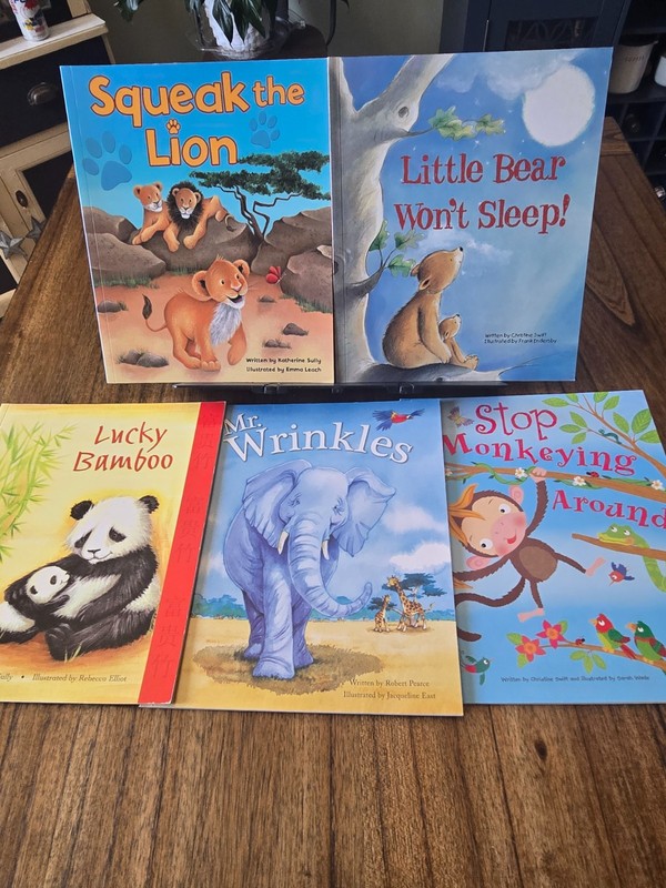 New! Lot of 5 Children’s Storybooks by International Greetings, USA.