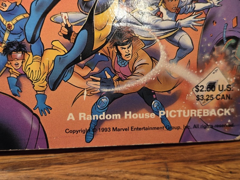 X-Men Night Of The Sentinels Random House Book Marvel Comics 1993 softcover gallery