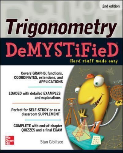 Trigonometry Demystified 2/E – paperback, Stan Gibilisco, 9780071780247