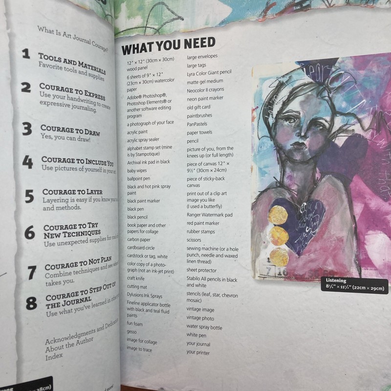 Art Journal Courage: Fearless Mixed Media Techniques for Journaling BravelyNEW gallery