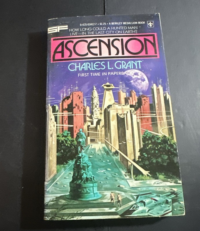 Ascension Signed by Charles L. Grant PB 1st Berkley (1977) Sf1