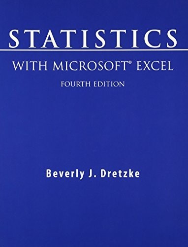 Statistics with Microsoft Exce – VERY GOOD