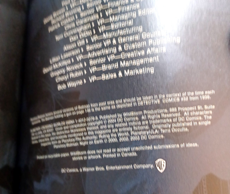 PLANETARY: CROSSING WORLDS Warren Ellis John Cassaday Batman Paperback gallery