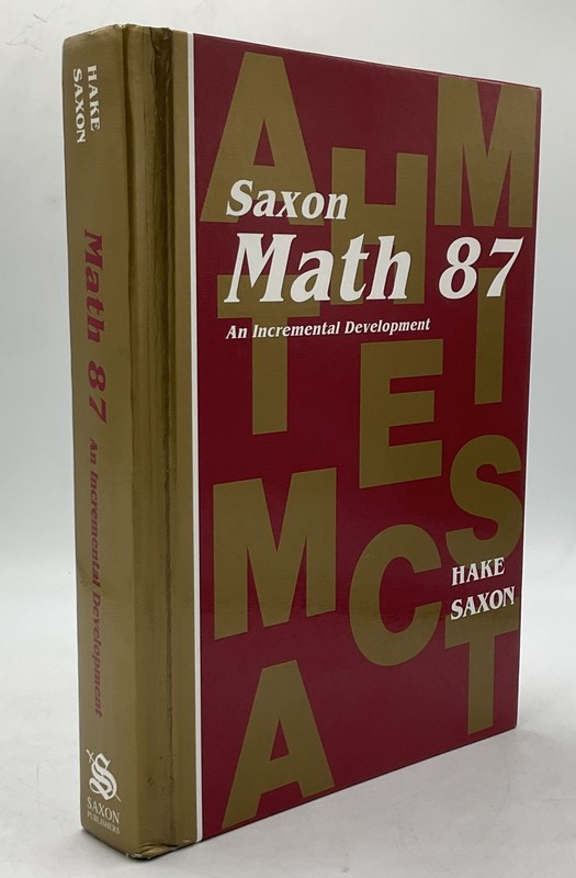 Saxon Math 87 An Incremental Development Hake Saxon Aspen Hardcover Red