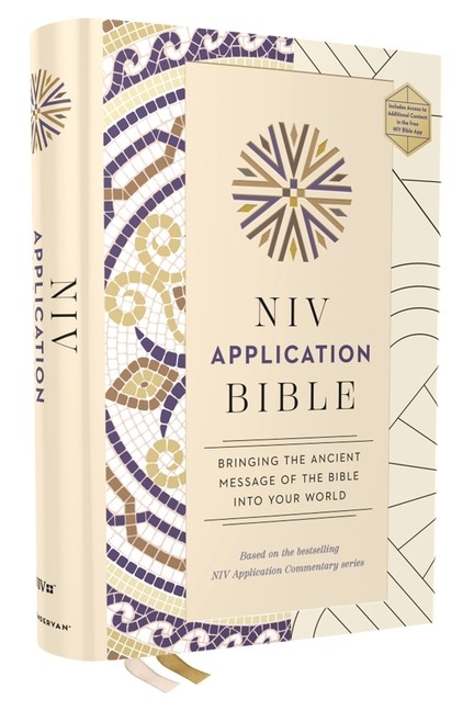 Niv Application Bible, Hardcover, Multi-Cream, Red Letter, Comfort Print: B…