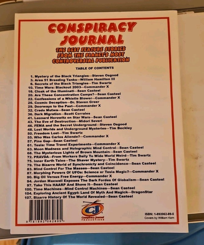 CONSPIRACY JOURNAL: TALES OF THE UNKNOWN & UNEXPLAINED! By Commander X & Sean gallery