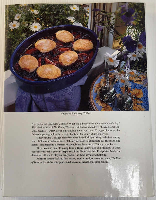 The Best of Gourmet, 1994 Edition by Gourmet Magazine Editors HC 344 Pages gallery