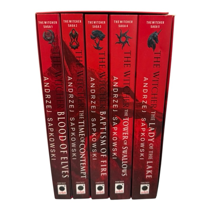 The Complete Witcher Saga 5 Book Paperback Box Set Andrzej Sapkowski New gallery