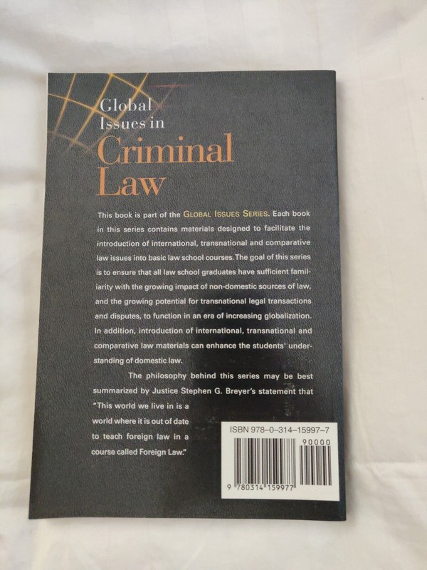 Global Issues Ser.: Global Issues in Criminal Law by Christopher Blakesley,... gallery