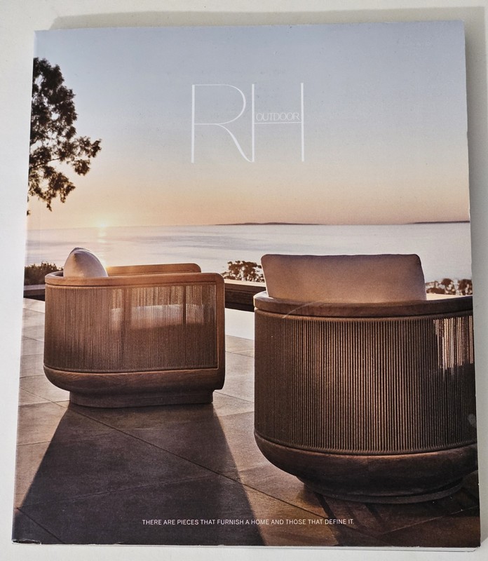 RH Restoration Hardware 2026 Outdoors Source Book Catalog Magazines 426 Pages