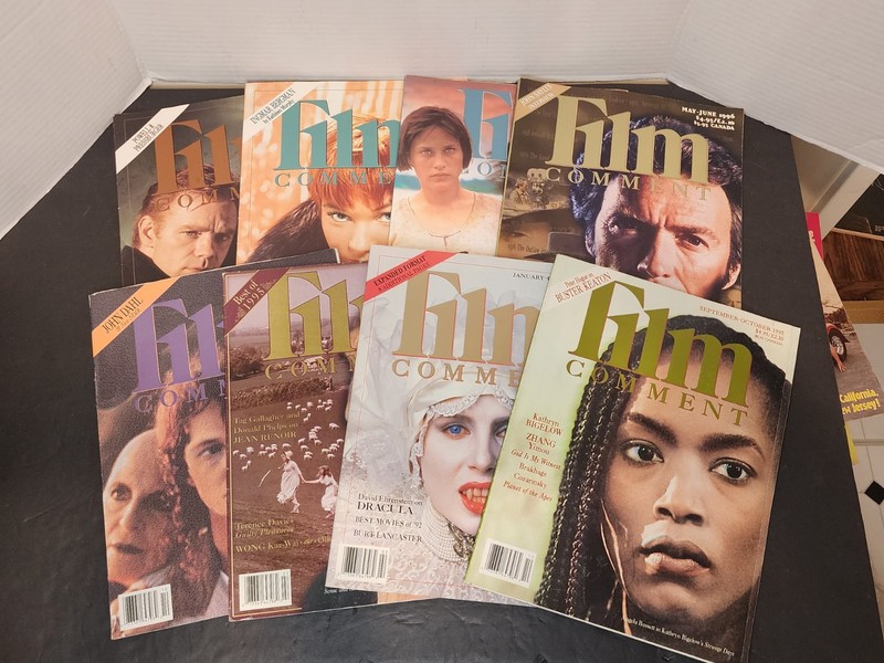 Lot of 8 FILM COMMENT MAGAZINES 93-96, 93×1, 94×1, 95×4 & 96×2 Bassett, Eastwood