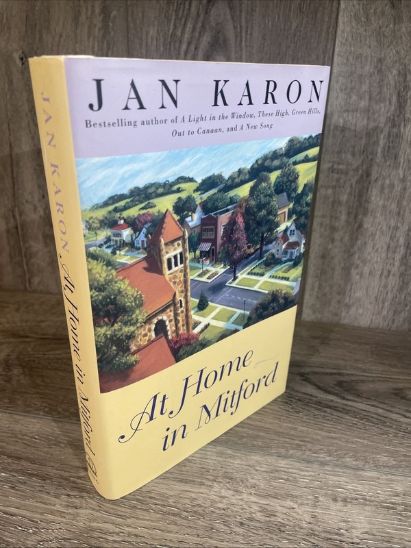 Vintage At Home In Mitford Jan Karon Christian Fiction Novel Hardcover Book MINT