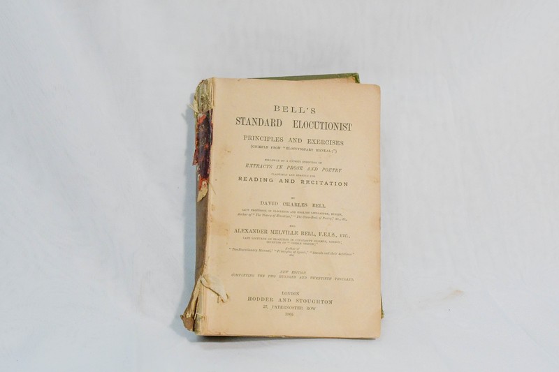 Antique 1905 Bell’s Standard Elocutionist Principles and Exercises fragile